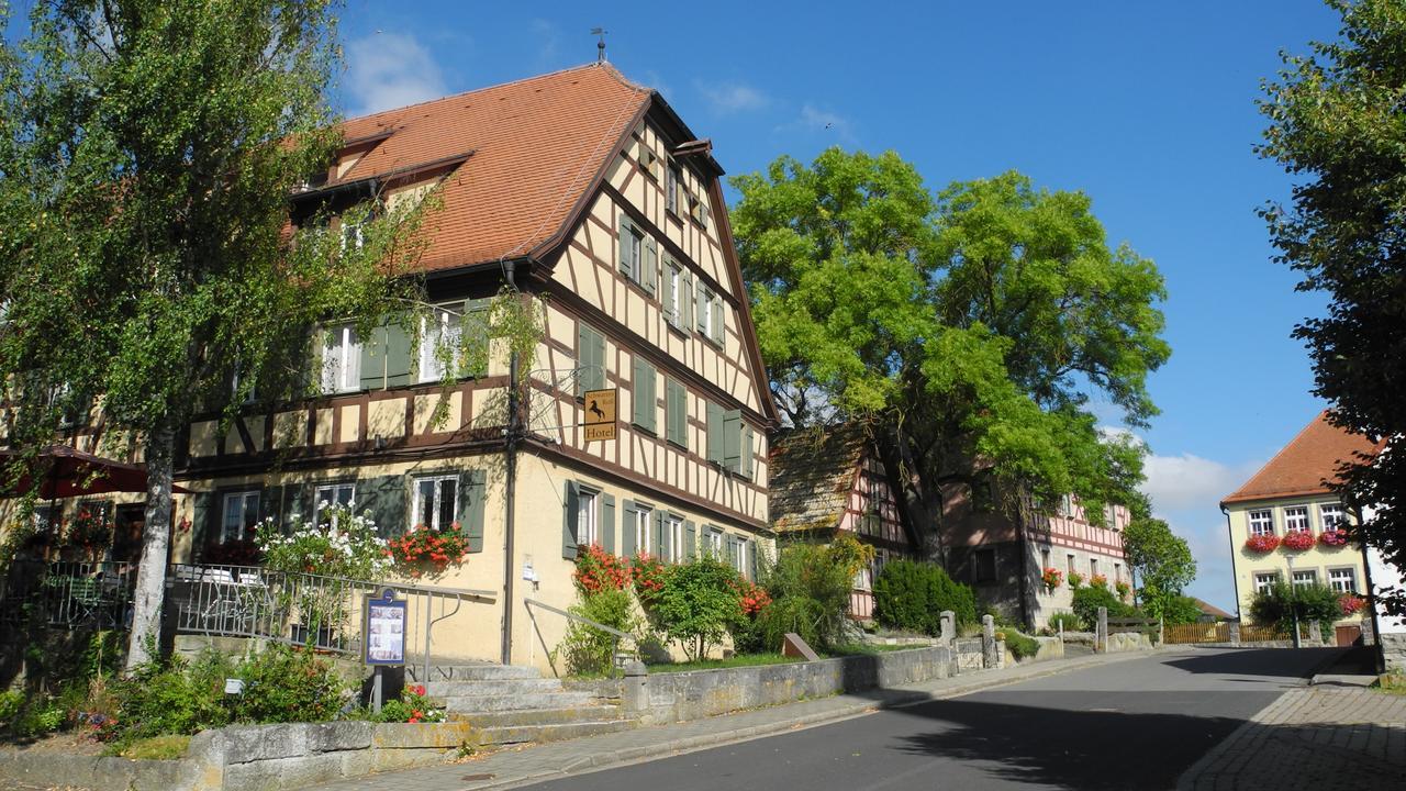 Landhotel Schwarzes Ross Steinsfeld Exterior foto